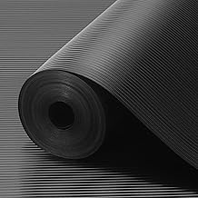 Origuuds Drawer Liners, Non-Adhesive Cupboard Liner, Waterproof Anti-Slip BPA Free Kitchen Cabinet Refridge Fridge Shelf Liner Mats Sink Protector Strong Durable for Shelves Pantry (Black/12in x 60in)
