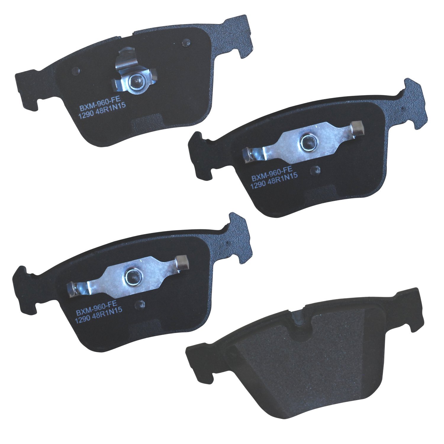 Bendix Premium SBM1290 Semi-Metallic Rear Brake Pads for Select Models Mercedes-Benz CL63 AMG, CL65 ML63 R63 S63 S65 SL65 AMG