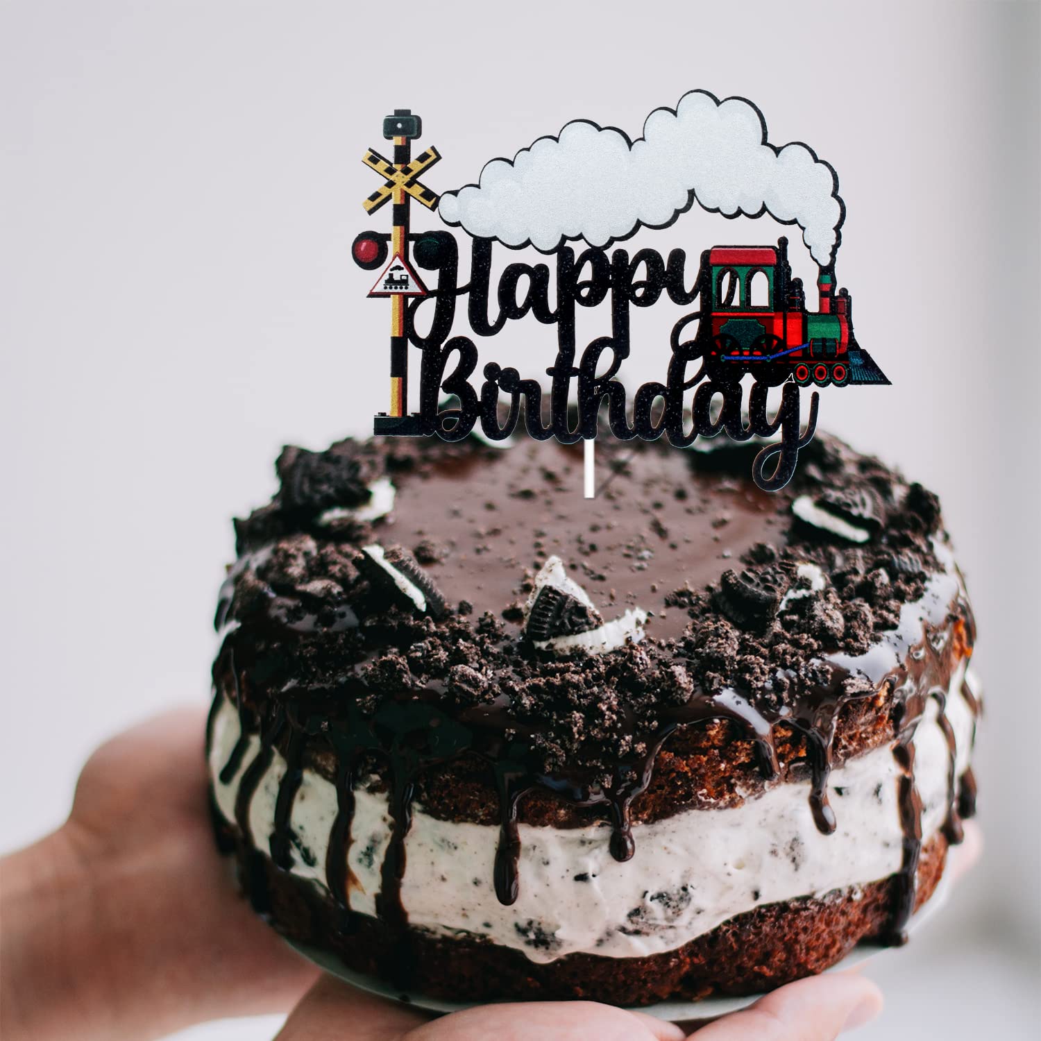 Steam Train Parties Steam Train Party Supplies Train Happy Birthday Cake Topper - Choo Choo ...