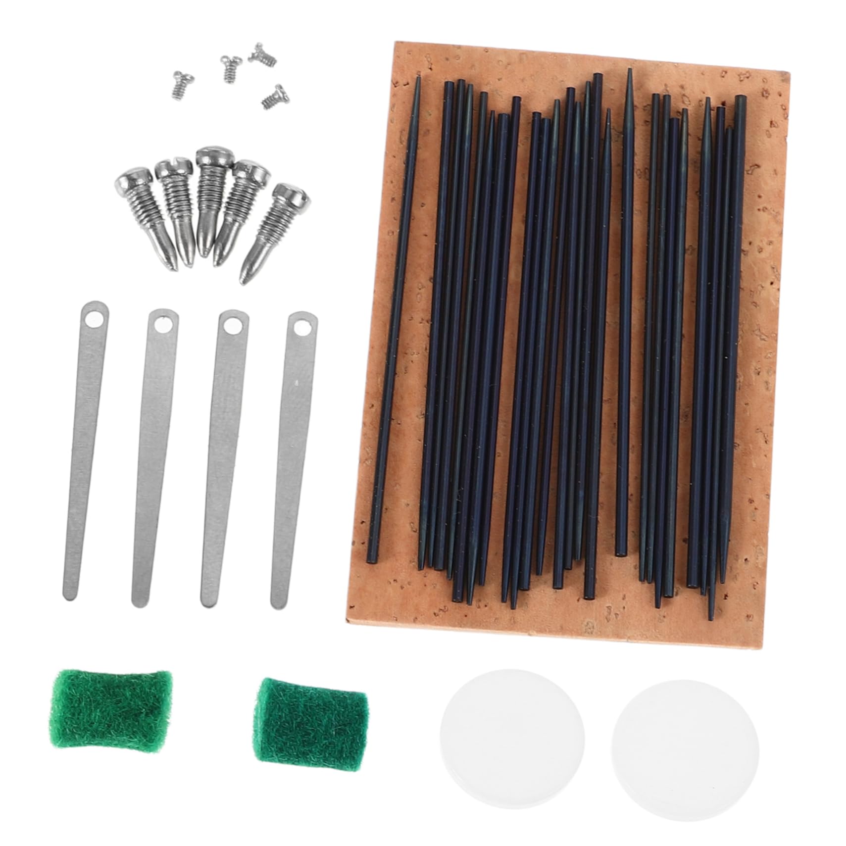 BESTonZON Sax Accessories Repair Kit Cork Pads Reeds Spring Felt Pads for Sax Joint Neck