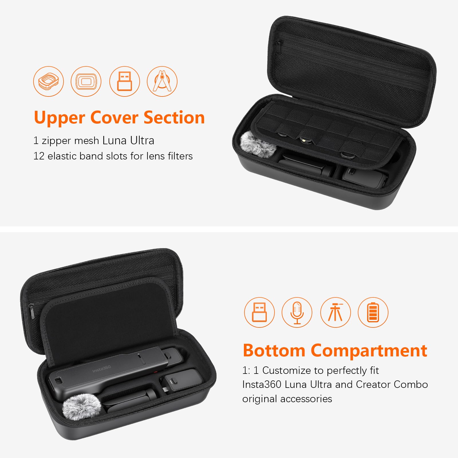AMAZEAR Etui na telefon Luna Ultra do Insta360 Luna Ultra Case