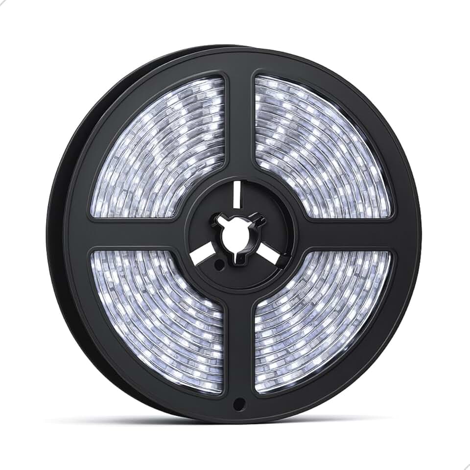 Fita LED Branco Frio 10m com IP44 para decorar salas quartos e ambientes internos como sancas e nichos