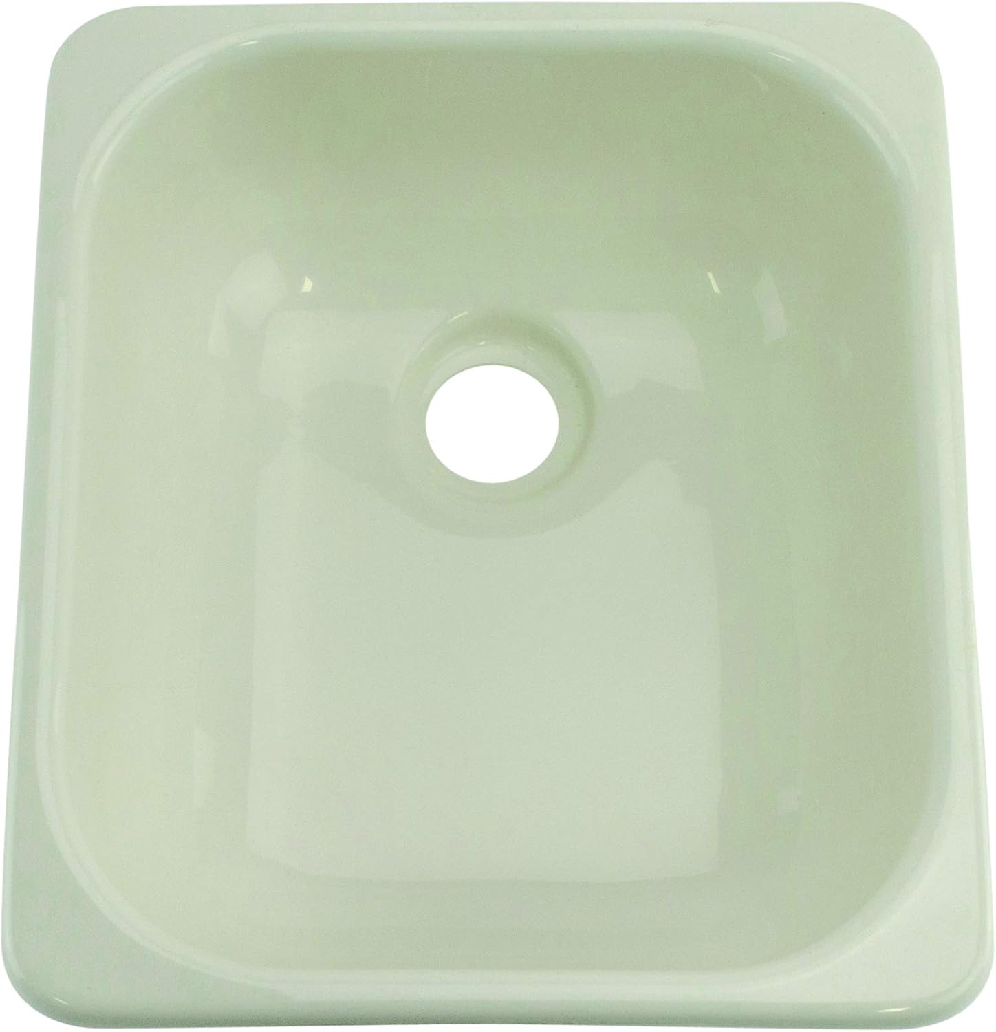 Lippert 209351 Better Bath 13" x 15" Square Galley/Kitchen Sink Parchment