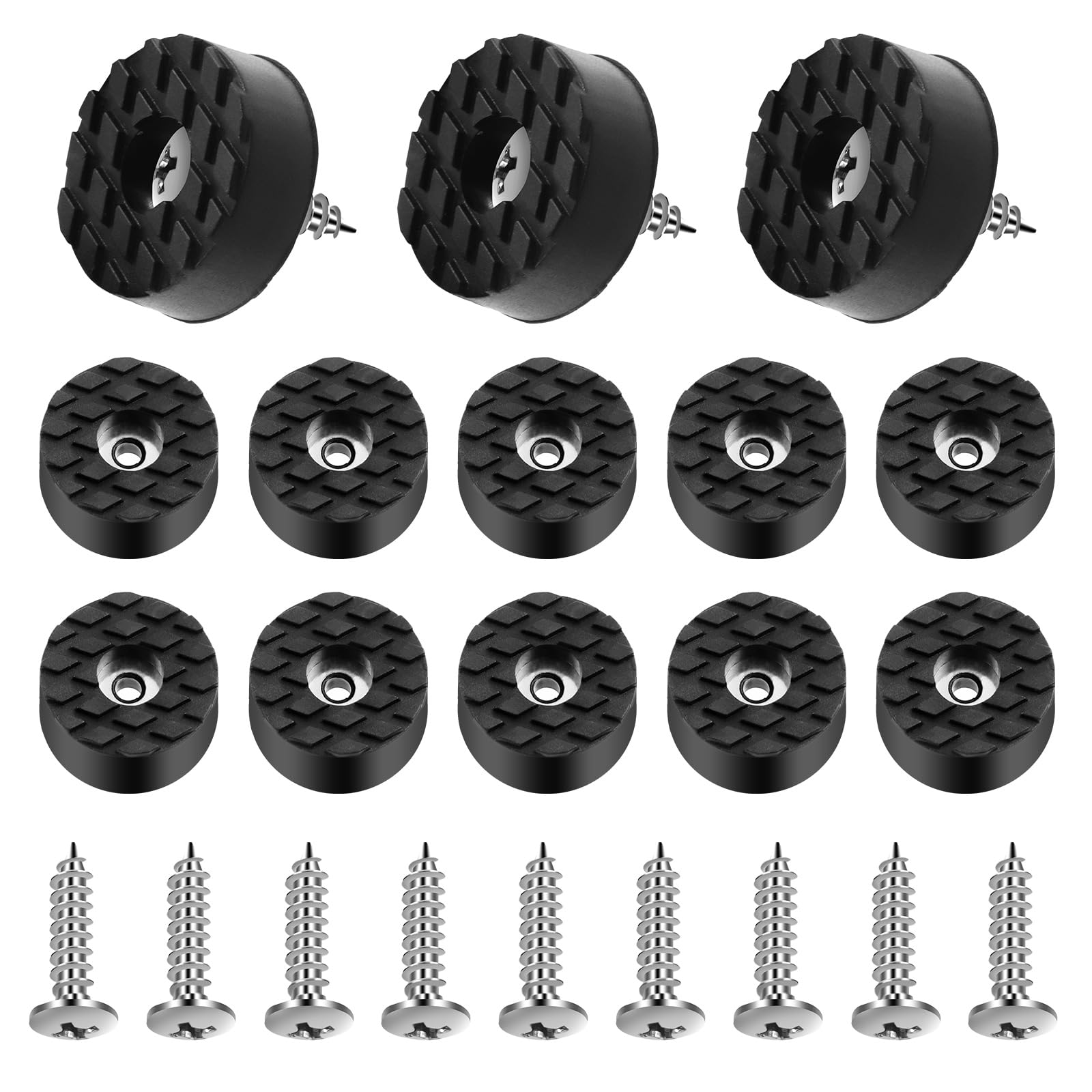 Mardatt 32Pcs 24mm/0.94” Furniture Pads with Screws