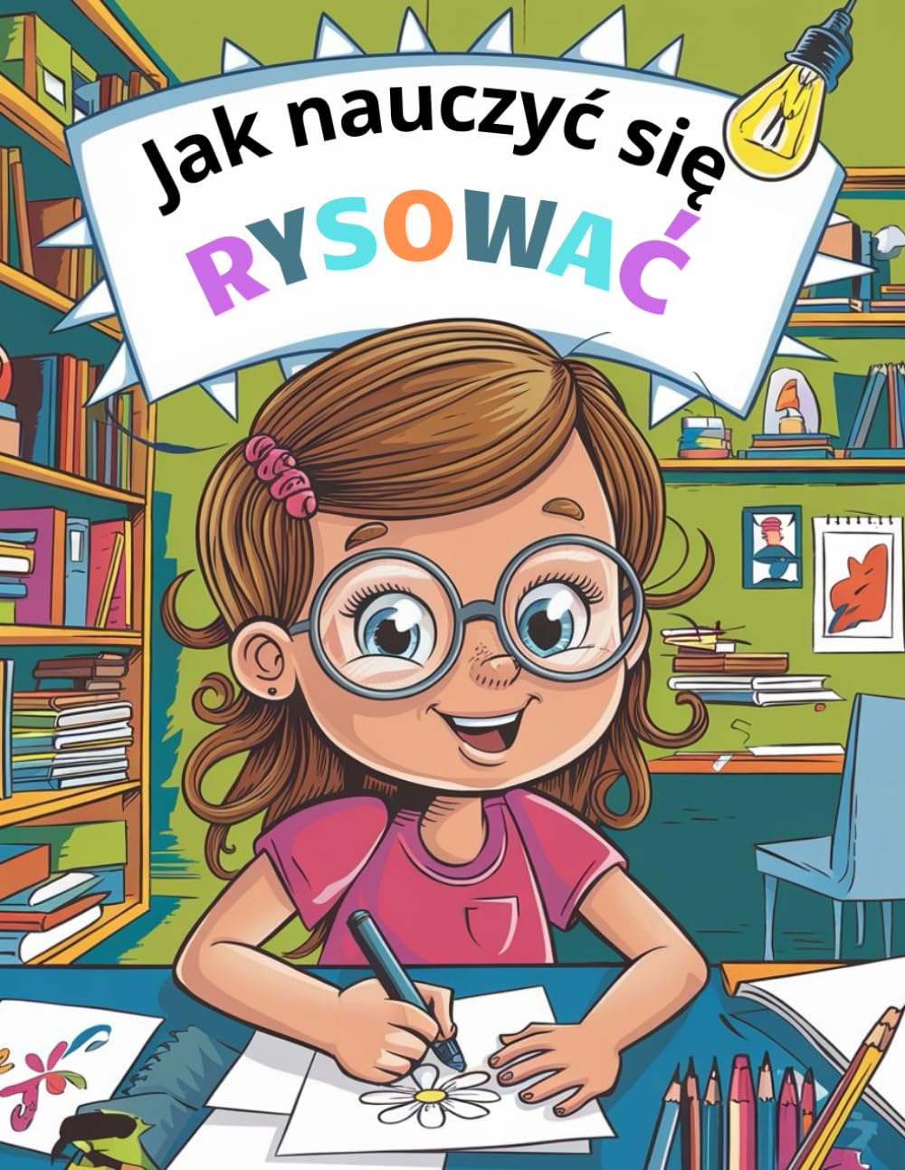 Jak nauczyć się rysować: Przewodnik krok - po -kroku jak narysować 99 rzeczy. Świetna zabawa dla małych dzieci lubiących rysować i kolorować