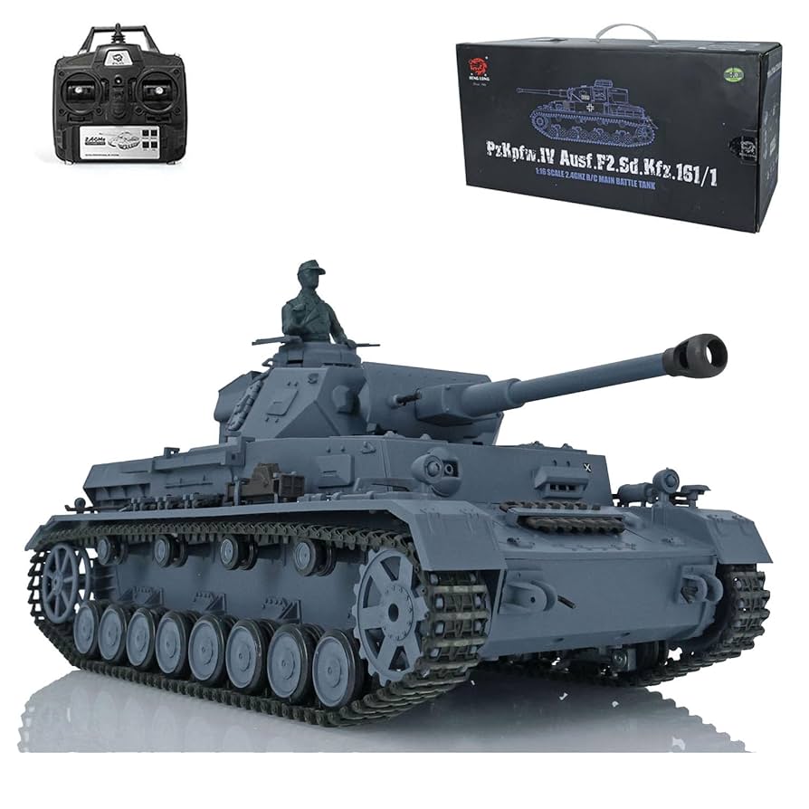 自動車 GERMAN TANK4 TYPE F2  1/15scale Bandai 1/15 RC German Tank 4 type F2 Big scale Vintage