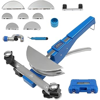 Pipe Bender Pipe Bender Manual Pipe Bender 6-22 mm Pipe Bender up to 90  + Pipe Cutter Bending Pliers Brake Line Bending Tool Pipe Bender Set for Copper Aluminium Pipe