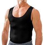 Mens Compression Shirt for Chest and Body Shaper Belly Slimming Shapewear Undershirt Tank Top for Men