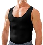 Mens Compression Shirt for Chest and Body Shaper Belly Slimming Shapewear Undershirt Tank Top for Men