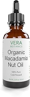 ORGANIC MACADAMIA NUT OIL 100% Pure & Natural, Unrefined, Cold-Pressed For Face, Dry Skin, Nails, Lips, Body & Hair - Reduce Hair Breakage, Even Out Skin Tone, Therapeutic Massage
