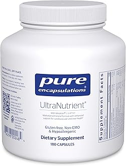 UltraNutrient - Minerals & Multivitamins - Supports Liver & Heart Health* - Supplement for Antioxidants - with Vitamin C, CoQ10 & More - Gluten Free - 180 Capsules