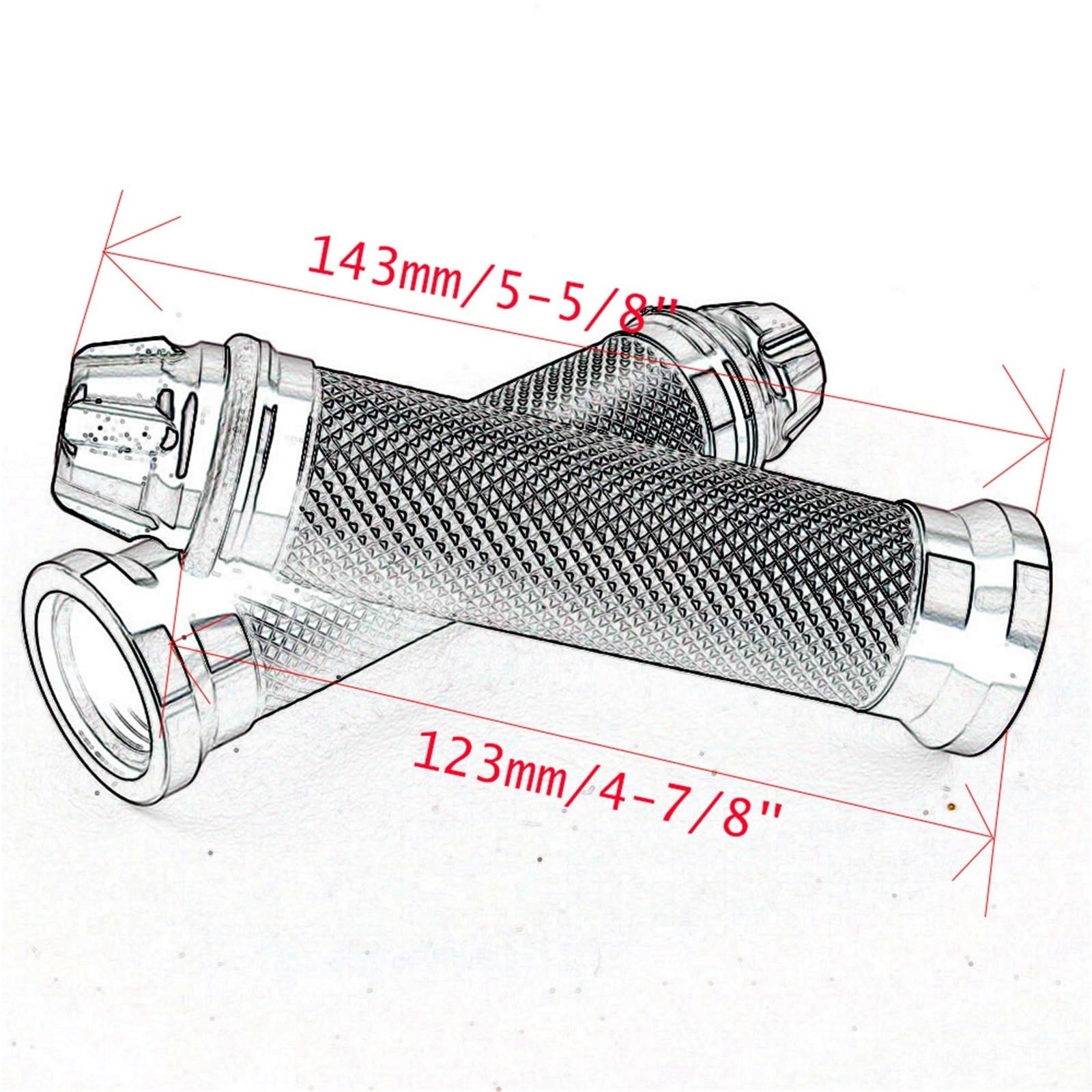 Manopole Per Manubrio In Gel Di Gomma Alluminio CNC Per Moto Per Modificate G5 Per Suzuki