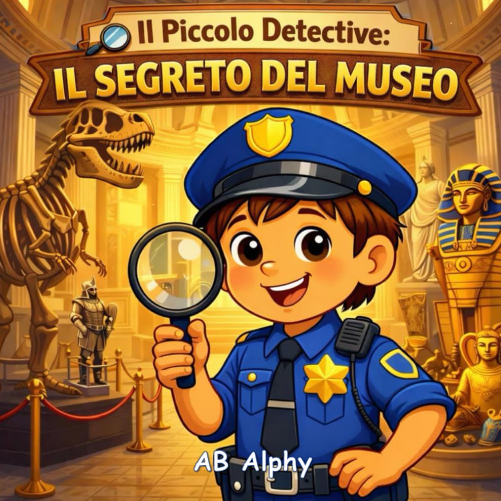 Il Piccolo Detective: Il Segreto del Museo: Un’avventura investigativa per bambini sulla curiosità, l’onestà e il rispetto (4–8 anni)