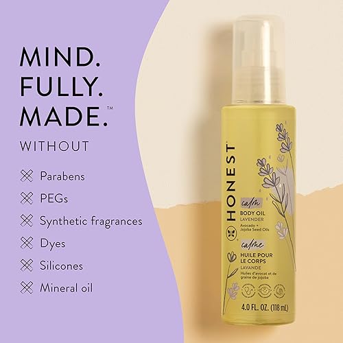 Miniatura 2 de The Honest Company Aceite corporal calmante con infusión de lavanda suave para bebé orgánico a base de plantas hipoalergénico 40 onzas líquidas