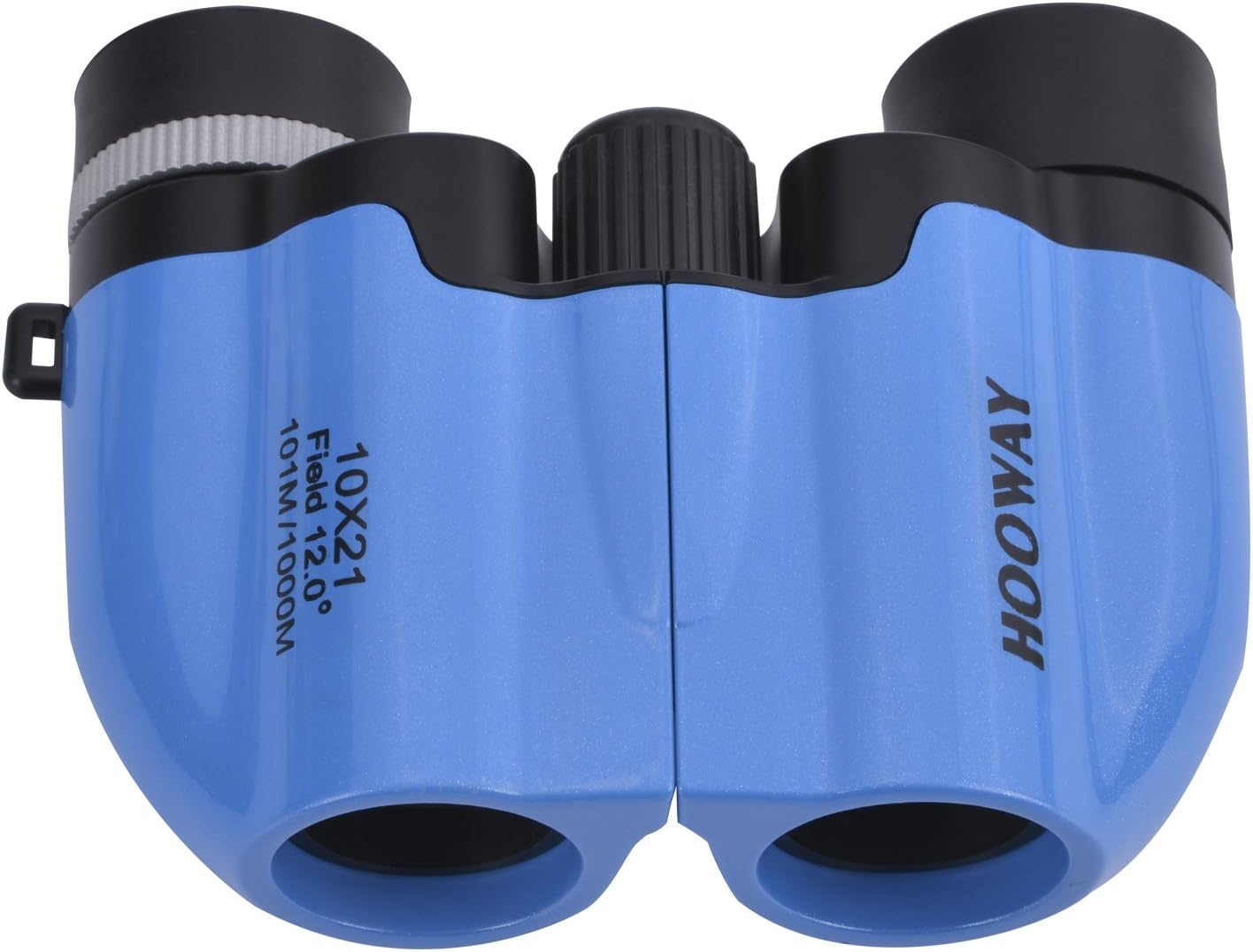 Hooway 10X21 Compact Kids Binoculars for Bird Watching,Sporting Events and Outdoor Activities,Ideal for Children(Blue)