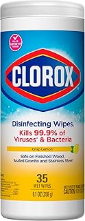 Clorox Disinfecting Wipes, Bleach Free Cleaning Wipes - Crisp Lemon, 35 Count
