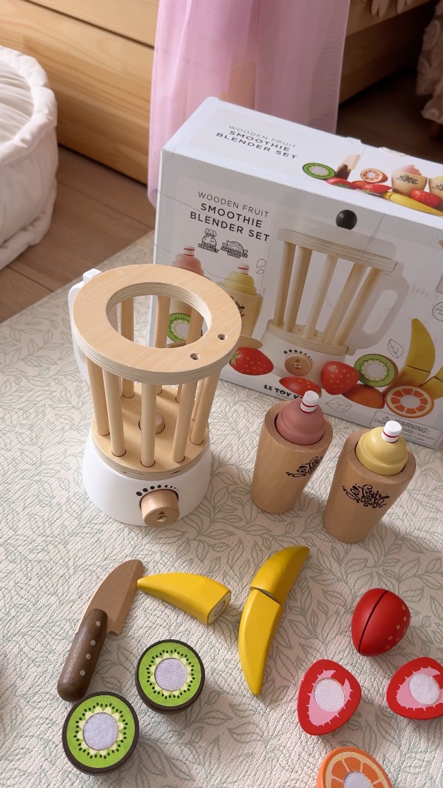 Amazon.com: Blender & Wooden Fruit Set Premium Wooden Toys for