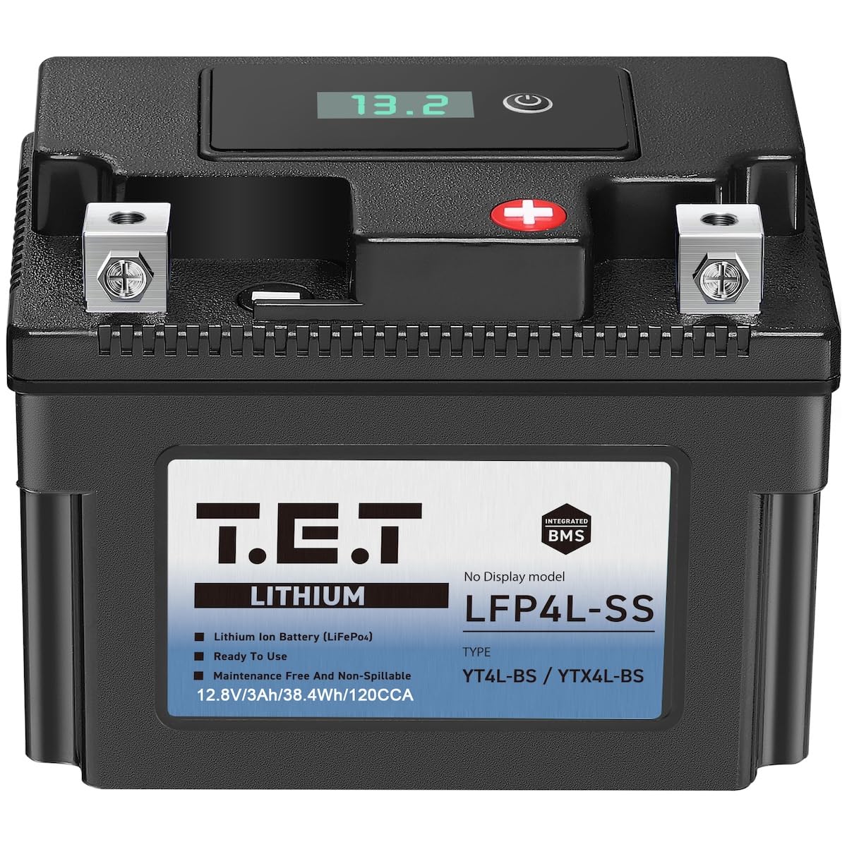 Amazon | T.E.T LFP4L-SS 超軽量 バイク バッテリー リチウム