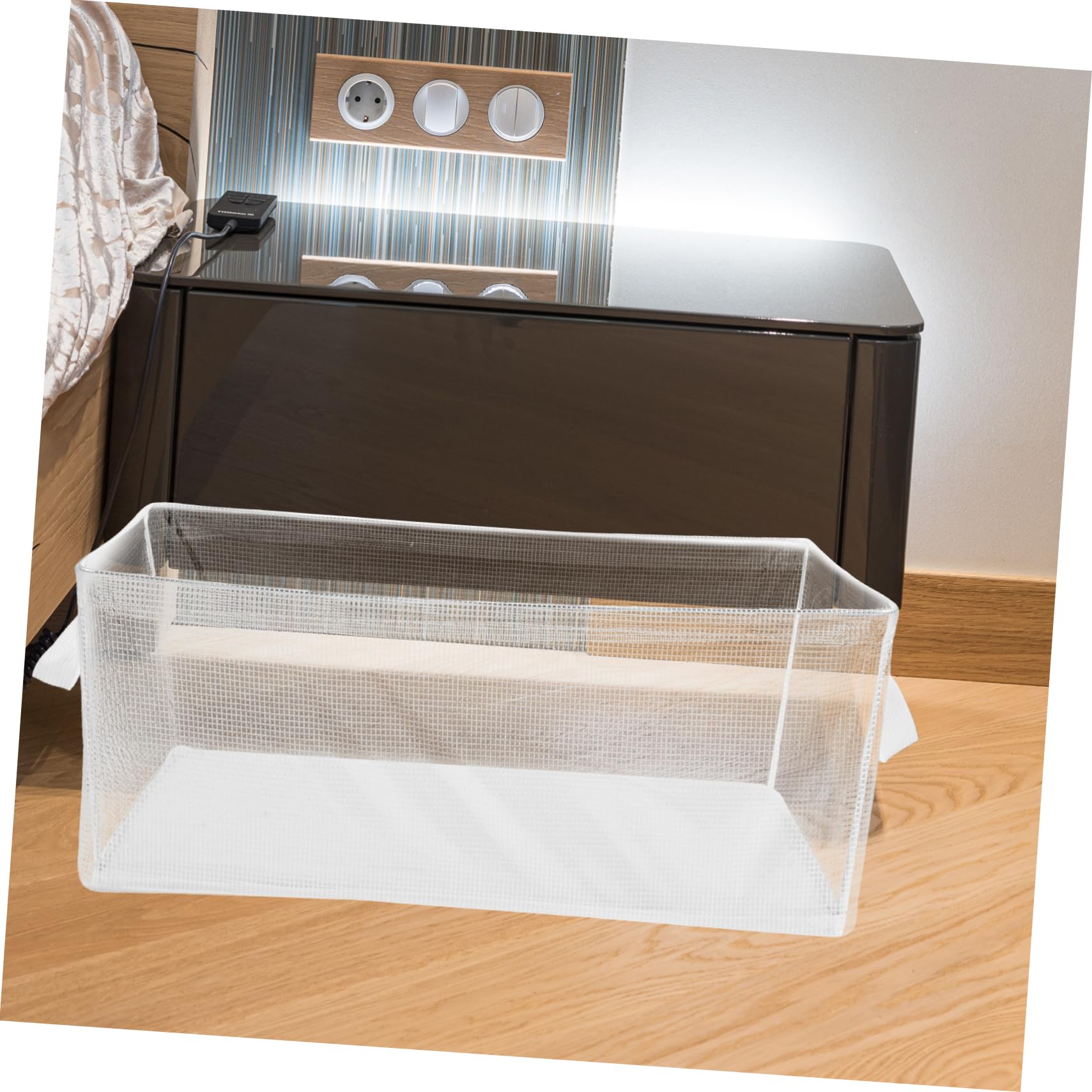 Contenitori pieghevoli trasparenti, impilabili, per vestiti e accessori, ideali per armadi e camere da letto, soluzione salvaspazio per la casa