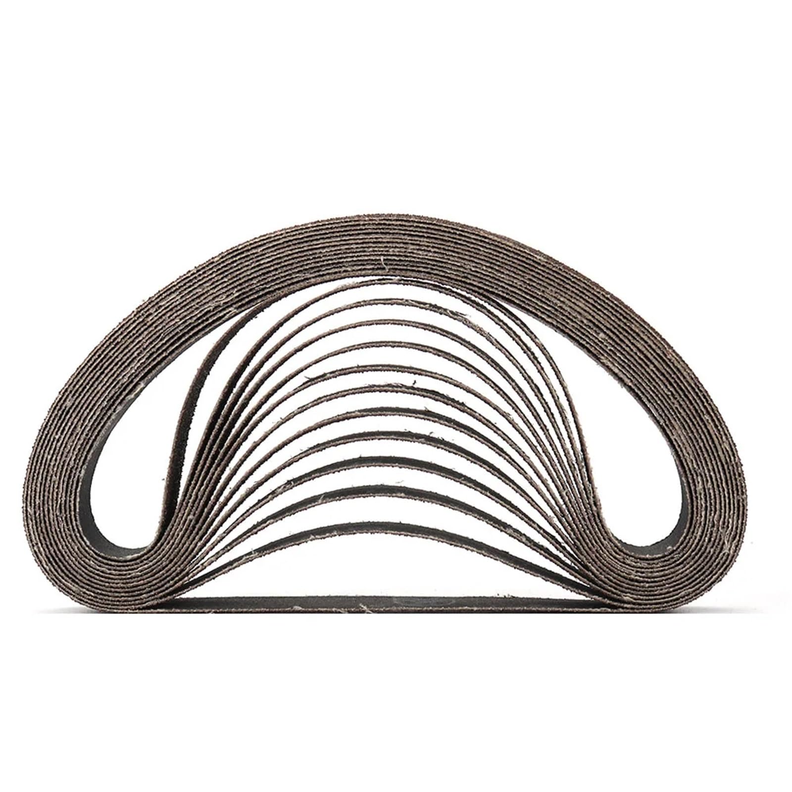 Banda De Lija Bandas Lijadoras Abrasivas 520x20mm 10 Uds | Grano 40-800 for lijadora de banda, herramientas de Pulido de metales y madera(10pcs P60)