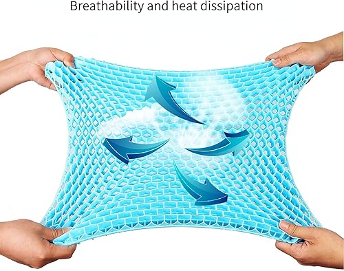 Miniatura 5 de ASQUAR Cojín de asiento de gel para sentarse durante mucho tiempo cojines de silla de oficina y conductores de camiones