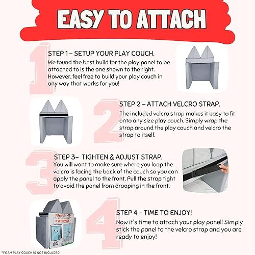 Miniatura 7 de Couch Swag Panel de juego para sofá de espuma para niños, sofá para niños (oficina veterinaria)