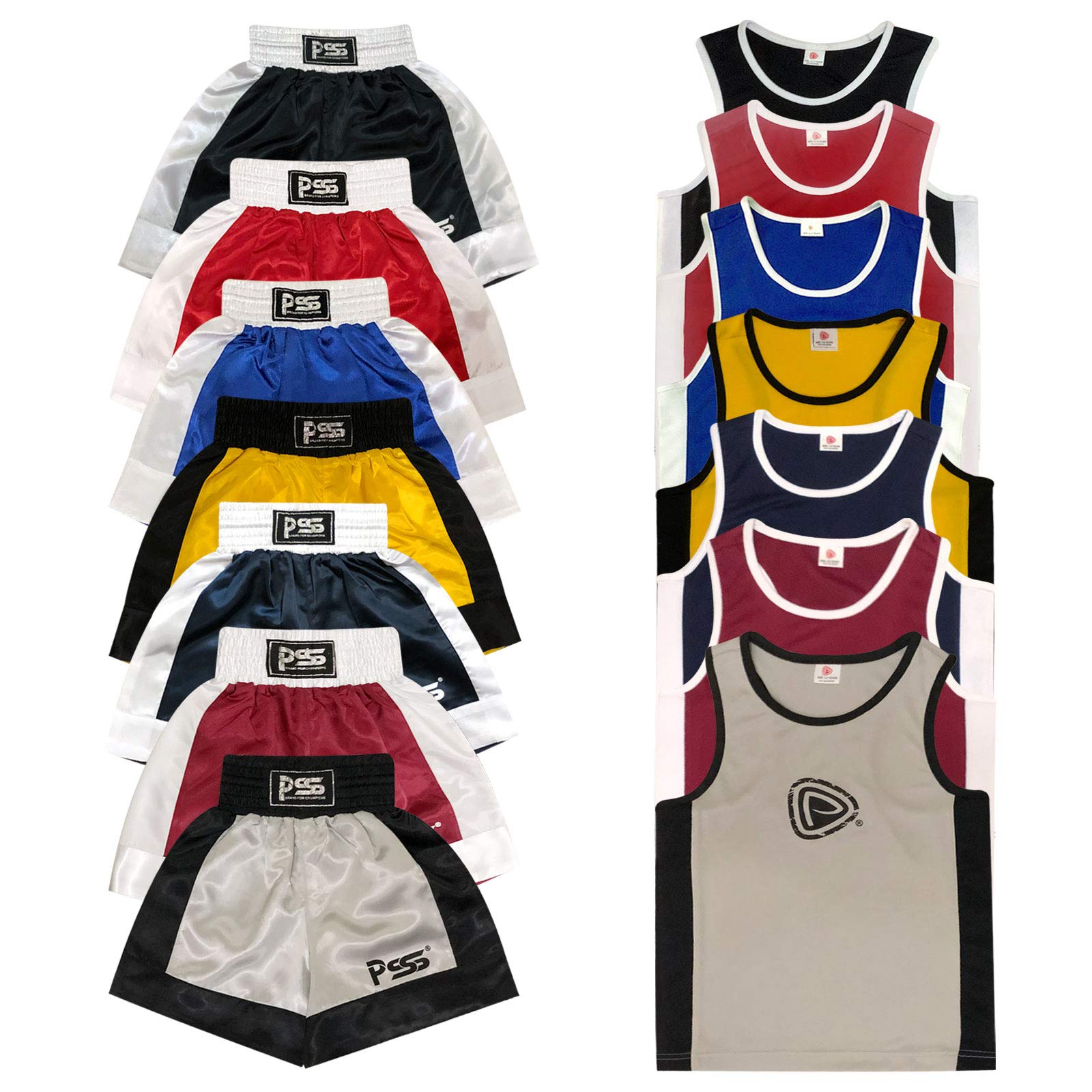 Buy Prime Leather New Ultimate kid boxing uniform set vest & shorts