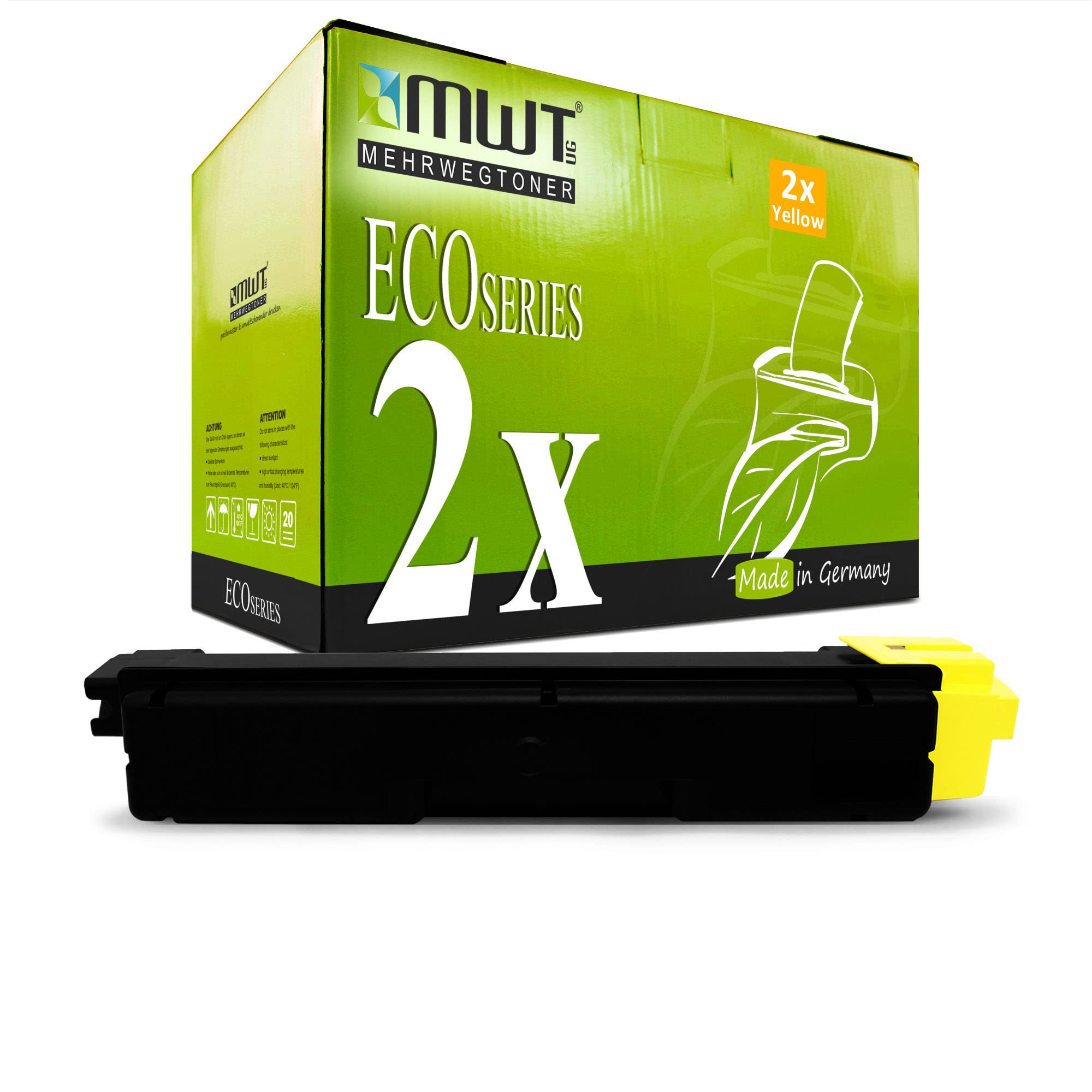 Mehrwegtoner do Mita FS-C2026 MFP Plus, FS-C2126 MFP Plus , FS-C2526 MFP , FS-C2626 MFP , FS-C5250DN zamiennik kompatybilny z Kyocera 2X TK-590 BK, 2X TK-590 C, 2X TK-590 Y, 2X TK-590 M
