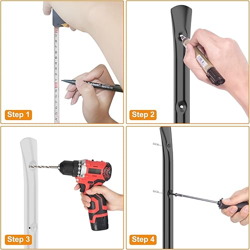 Miniatura 6 de Estante de almacenamiento ligero para kayak, ganchos de kayak de montaje en pared para garaje, perchas de almacenamiento para canoa, tabla de surf,