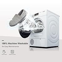 Vista 7 de FamilyFairy Pantuflas cómodas y ligeras de espuma viscoelástica antideslizantes para interiores y exteriores