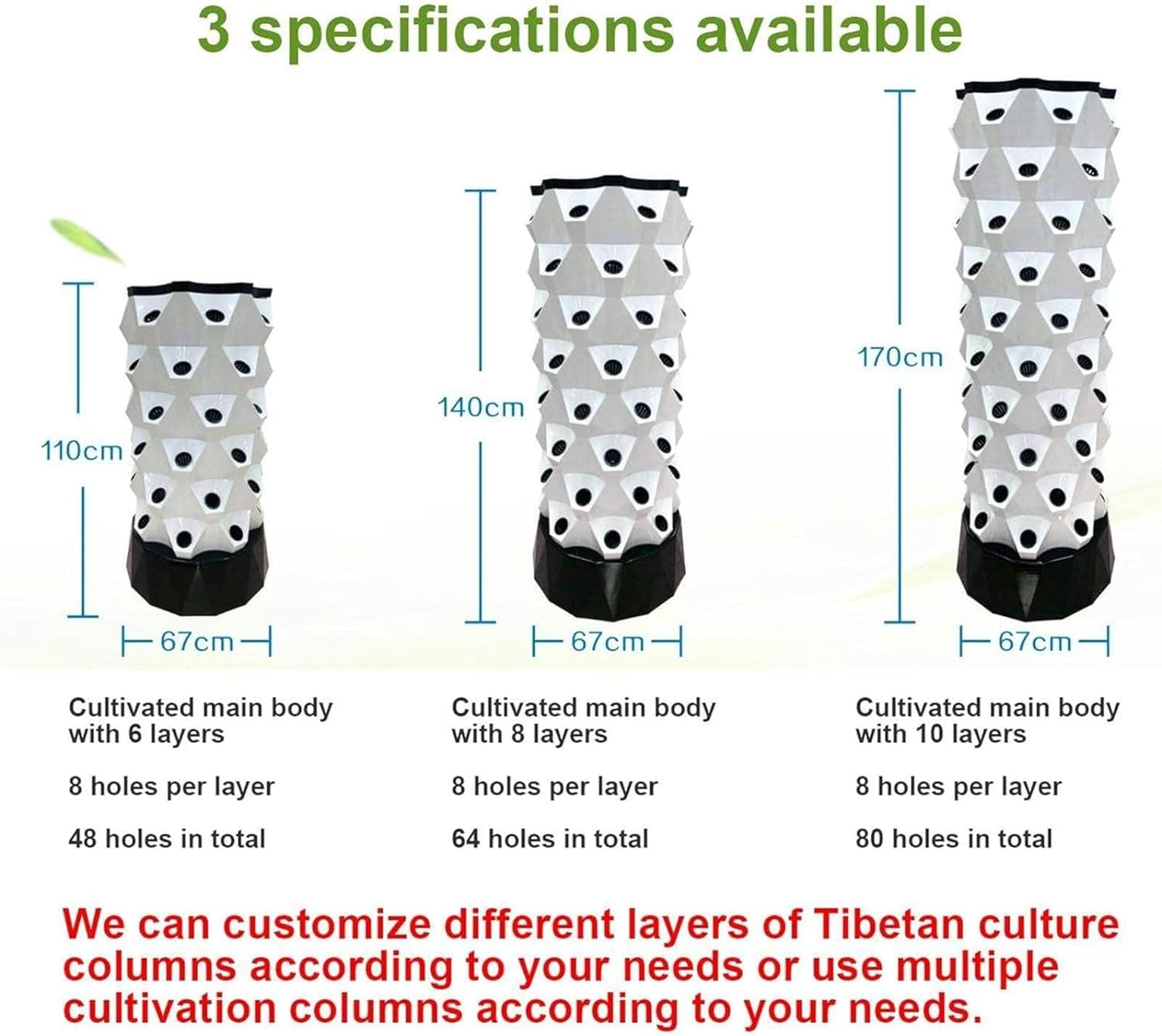 AMNOOL Intelligent Vegetable Growing Machine, Abs Material + Timer, Hydroponic Growing System for Fruits and Vegetables, Aeroponic Tower for Seeding Beds,48pots//1pc