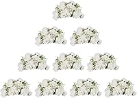 Vista 40 de BLOSMON Bolas de Flores Artificiales Centros de Mesa de Boda 2 Piezas 11.8" Lila Flores Falsas Rosa Hortensia Arreglo de Bolas Centro de Mesa