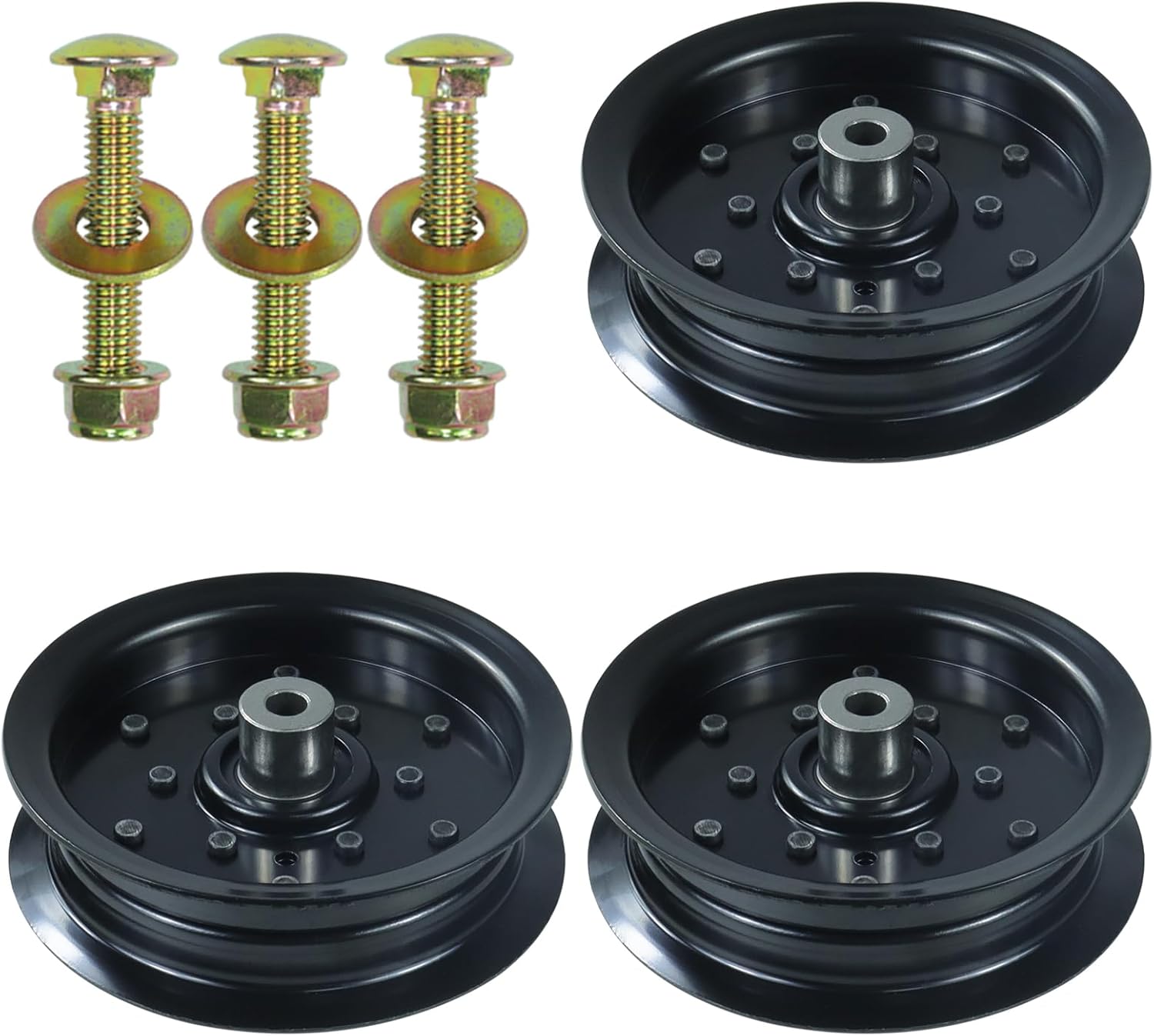 3 Pack 197379 Idler Pulley Replaces 532196106, 532197379, Craftsman 196106 for Husqvarna z254f Z254 YTH24V48 YTH2348 YTH22V46 YTH20K46 YTH18542 RZ5426 RZ5424 MZ54 LGT2654 Ride Mowers