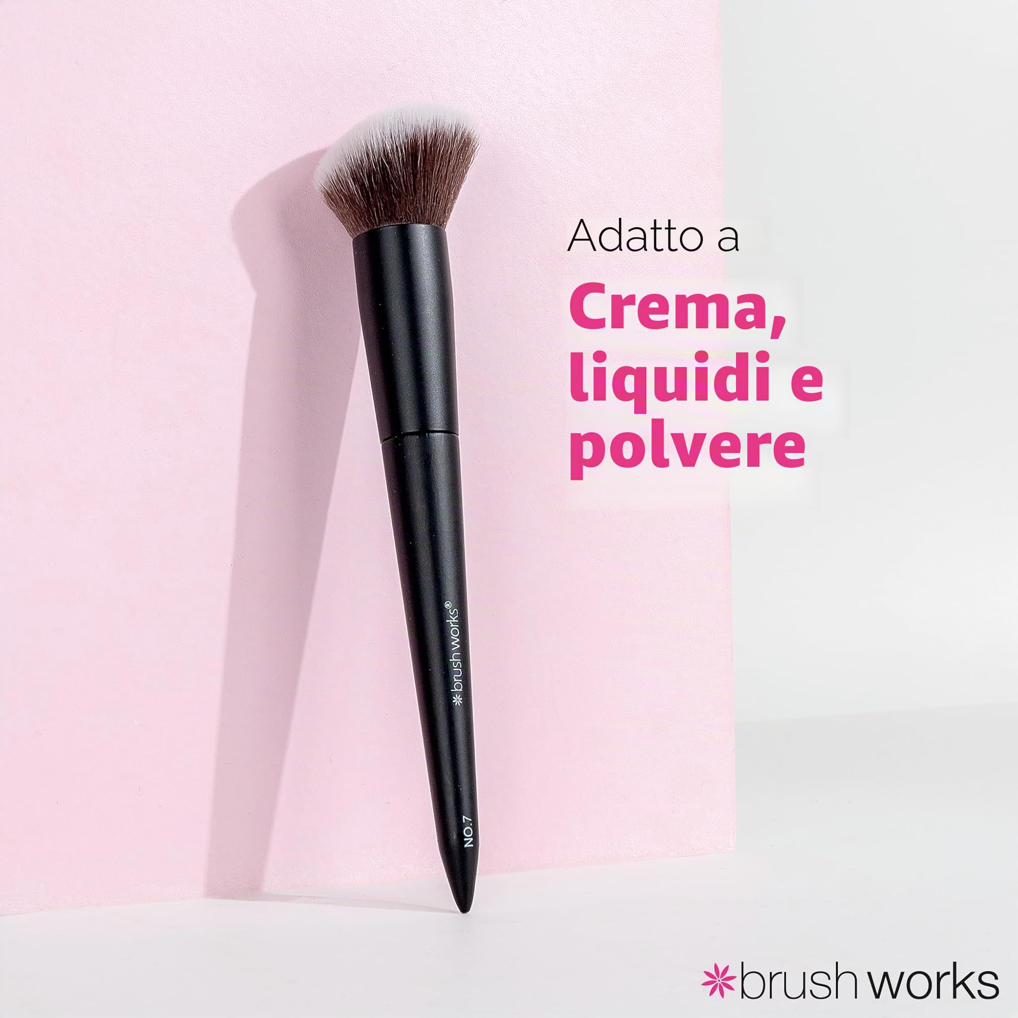 Brushworks No. 7 Angled Blush Brush
