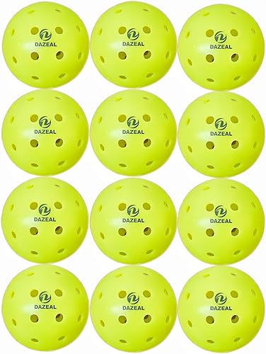 Miniatura 2 de 40-Hole USAPA Pickleballs  Durable Outdoor Balls for Clubs & Beginners, Precision Drilled Holes & Seamless Design for Consistent Performance