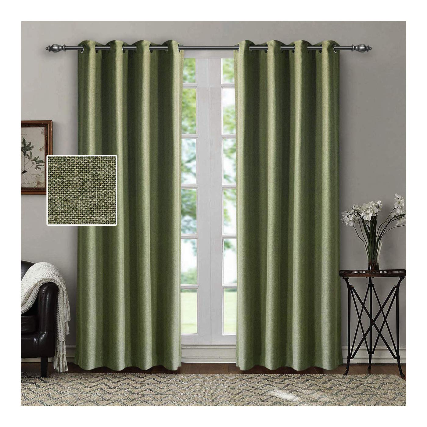 Sage Green Grommet Curtains Curtains & Drapes 2023