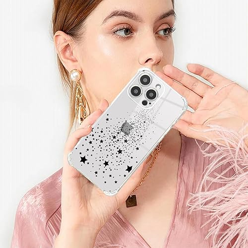Vista 276 de Roemary Buffertech - Funda protectora para iPhone 13 Pro Max con diseño Golden Retriever, diseño de arcoíris con protector de pantalla