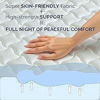 Vista 5 de 12 Inch Queen Memory Foam Hybrid Mattress in a Box - Comfort & Support, Pressure Relief, Breathable - Ideal for Side/Back/Stomach Sleepers, Easy