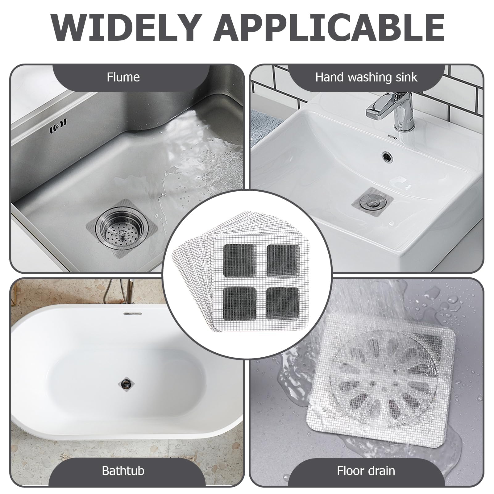 Autocollants Jetables Pour Drain De Douche, 2024, Autocollants