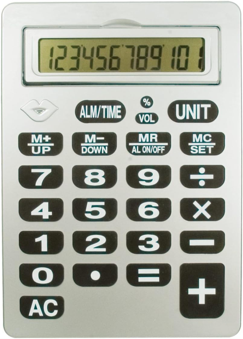 Reizen 12-Digit Jumbo Talking Calculator