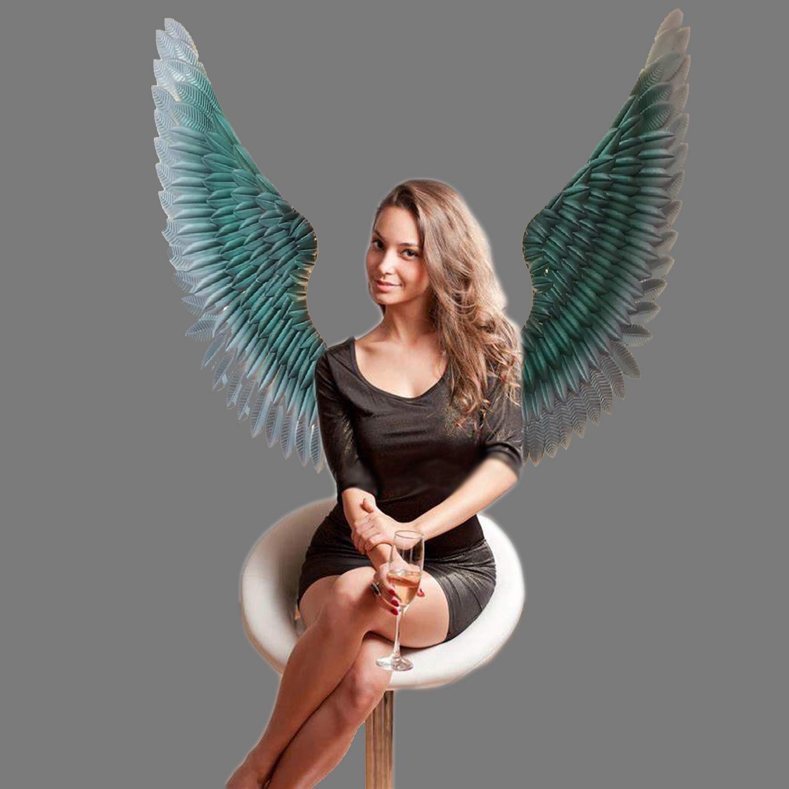 ヨーロッパ式鉄芸   飾りを掛ける   壁飾り   天使の翼 ヨーロッパ式鉄芸 飾りを掛ける 壁飾り 天使の翼