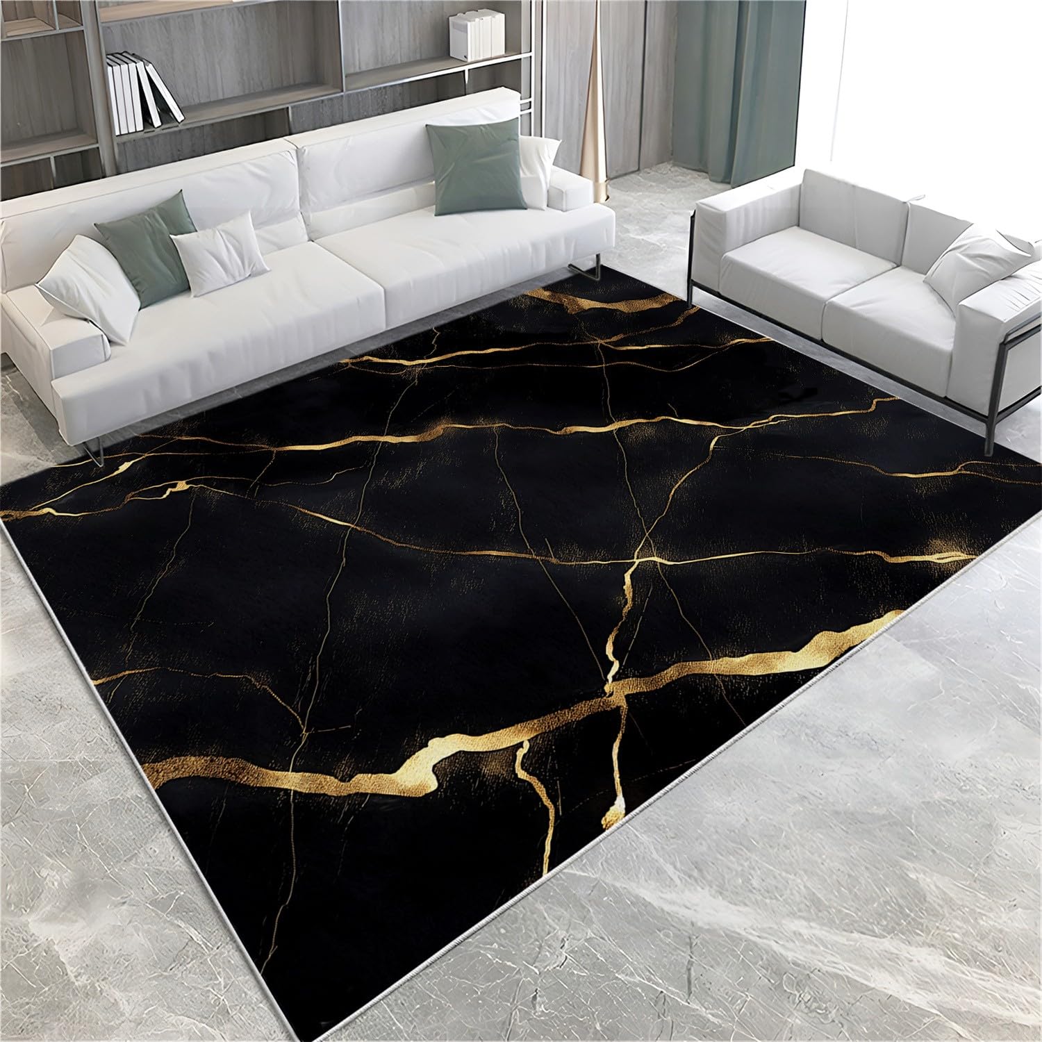 Tapis de salle à manger lavable et anti-glisse 120x180