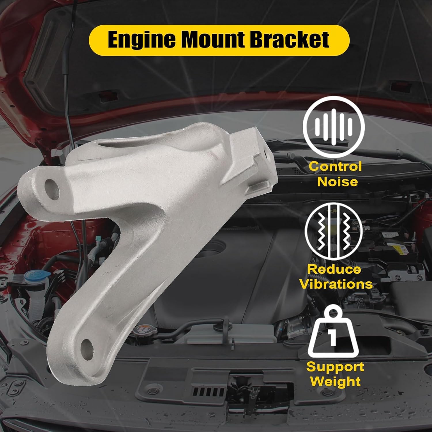 FZJDSD Left Engine Mount Bracket BP4S-39-080A Compatible with Mazda 3 2004-2009 Compatible with Mazda 5 2006-2010