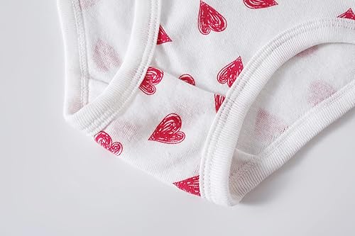 Miniatura 5 de Cadidi Dinos Ropa interior de algodón suave para niñas pequeñas, transpirables, cómodas, bragas (paquete de 6)