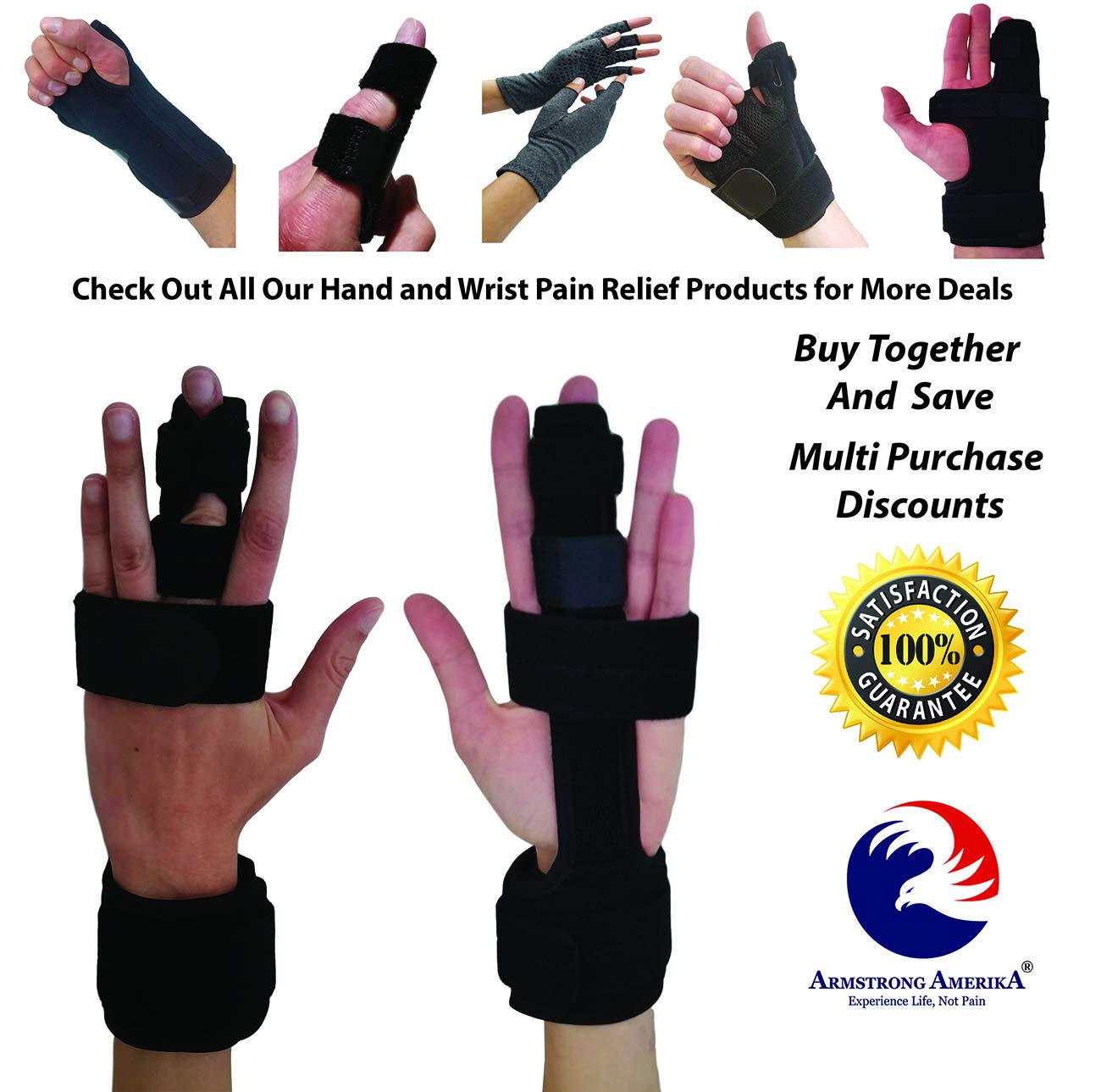 Trigger Finger Splint Finger Brace Comfortable Finger Splints for