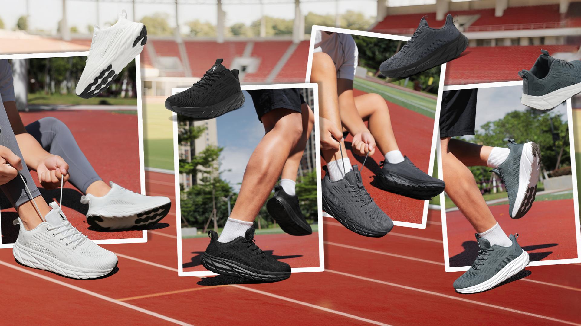 Hardloopschoene Heren Dames Ademend Ultralicht Sportschoenen met Hardloopschoene Heren Dames Ademend Ultralicht Sportschoenen met