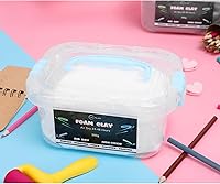 Vista 6 de Arcilla de espuma moldeable para cosplay de 1.1 lb (blanco) – Alta densidad y calidad alta para diseños intrincados Se seca al aire a