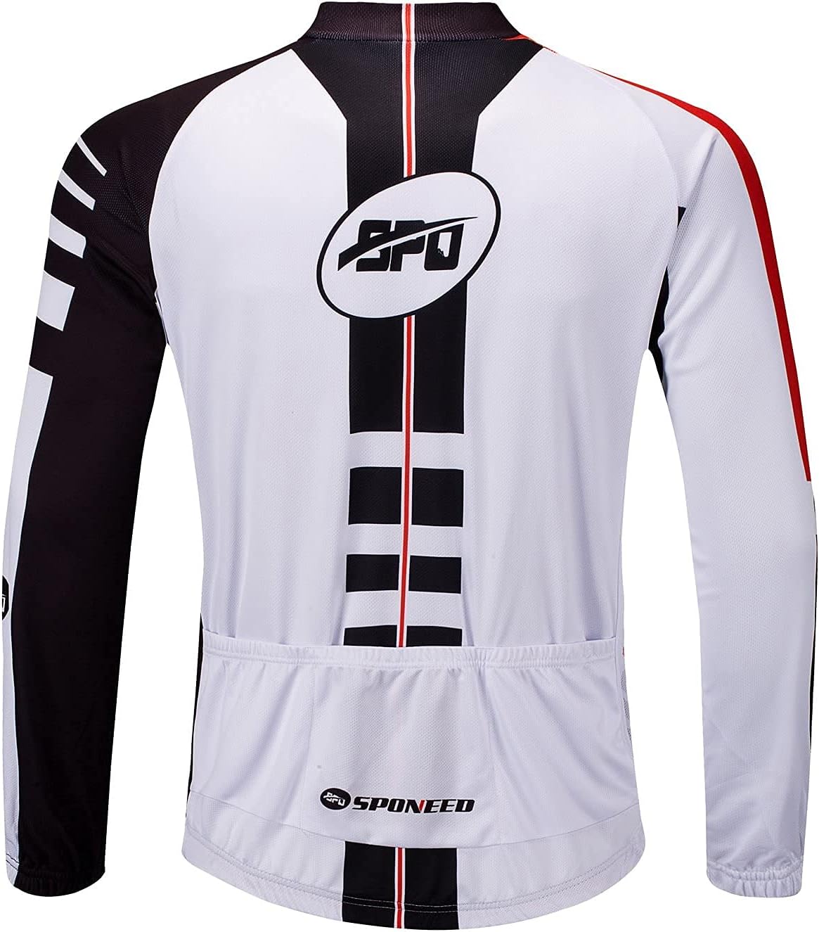 sponeed Men's Bicycle Shirts Long Sleeve Biker Jerseys Full Zipper Winter Cycling Gear Breathable - Image 2