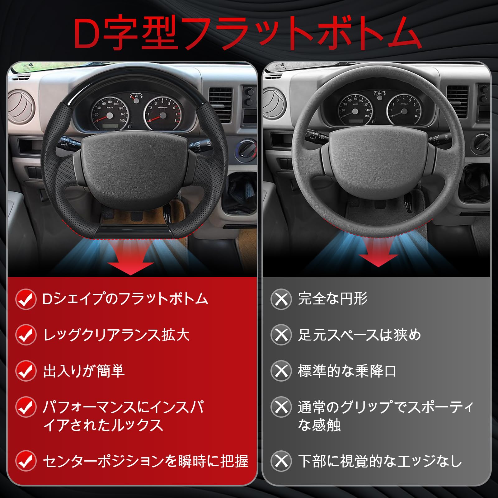 Amazon | JIANGGAI ステアリング エブリイバン DA17V / キャリイ DA16T