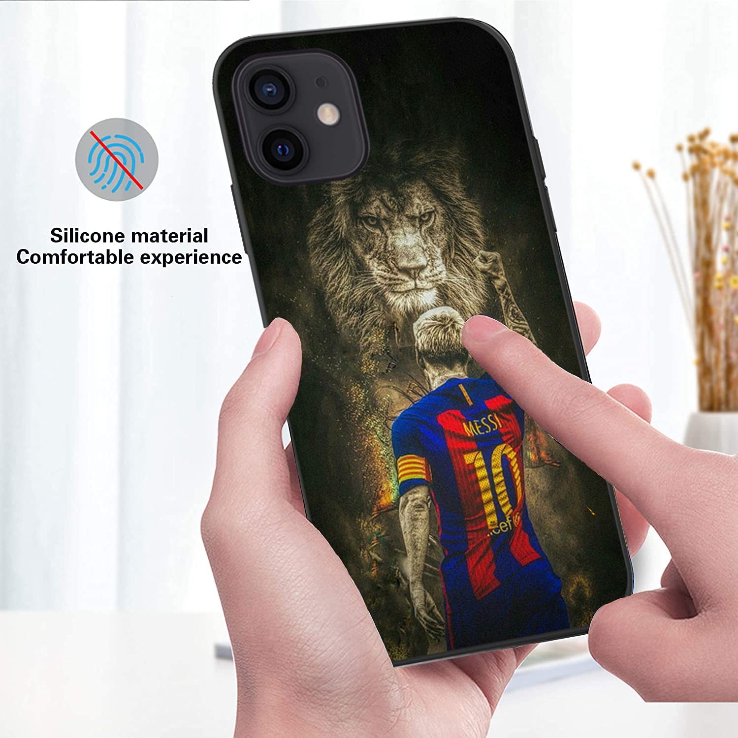 Design for iPhone 12 and iPhone 12 Pro 6.1 Inch,Soccer Star